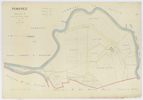 Pimprez - Cadastre napoléonien (copie), section C1