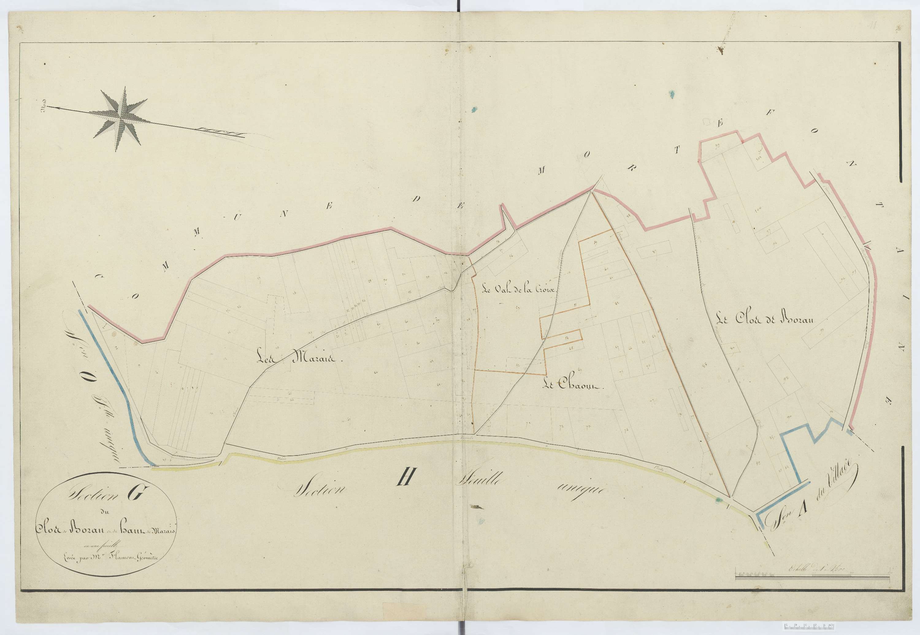 Plailly - Cadastre napoléonien, section G