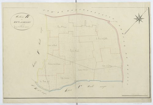 Plailly - Cadastre napoléonien, section B