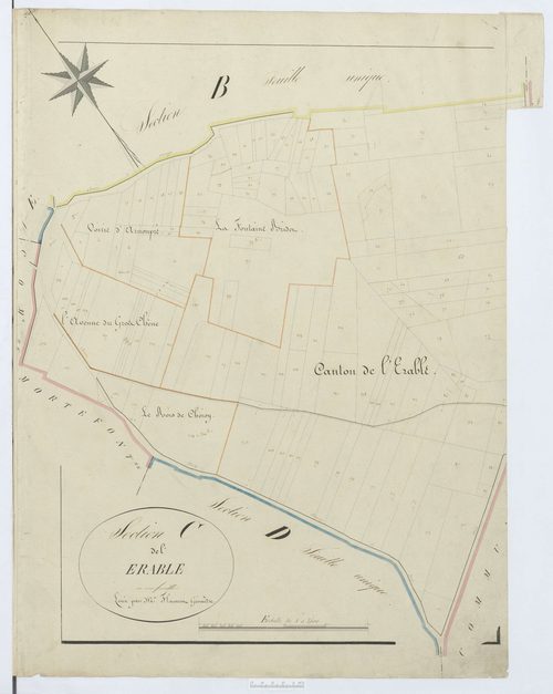 Plailly - Cadastre napoléonien, section C