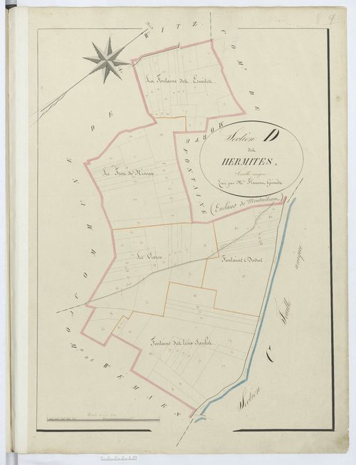 Plailly - Cadastre napoléonien, section D