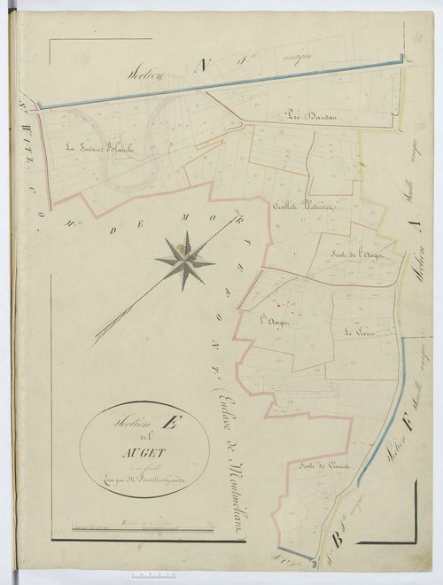Plailly - Cadastre napoléonien, section E