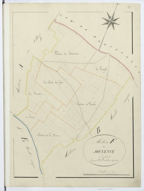 Plailly - Cadastre napoléonien, section F