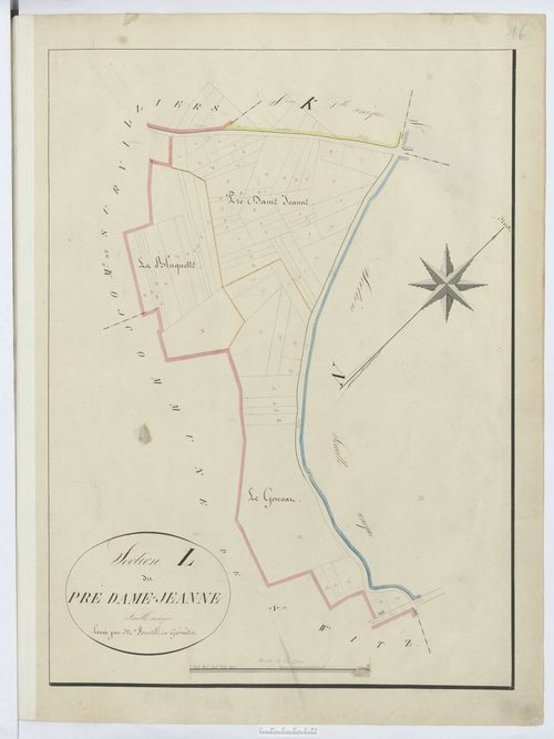 Plailly - Cadastre napoléonien, section L