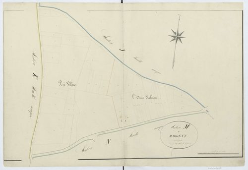 Plailly - Cadastre napoléonien, section M
