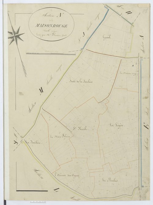 Plailly - Cadastre napoléonien, section N