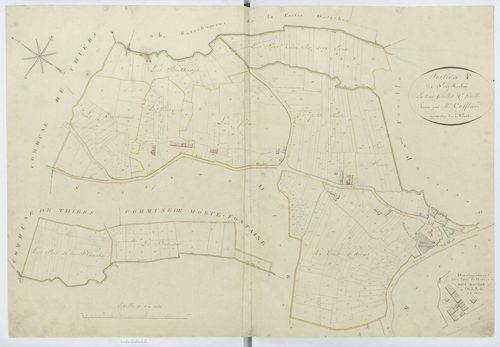 Plailly - Cadastre napoléonien, section P1