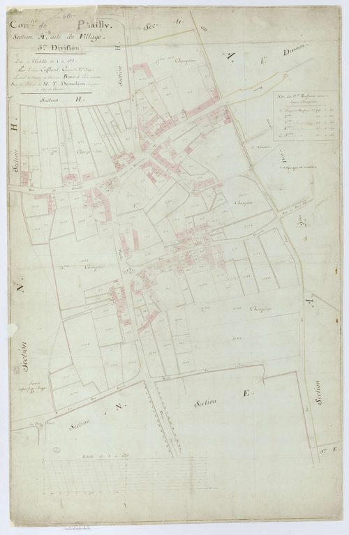 Plailly - Cadastre napoléonien, section A5