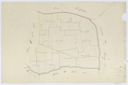 Plailly - Cadastre napoléonien, section B
