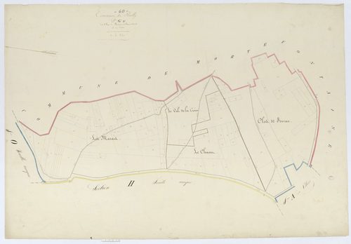 Plailly - Cadastre napoléonien, section G, feuille unique