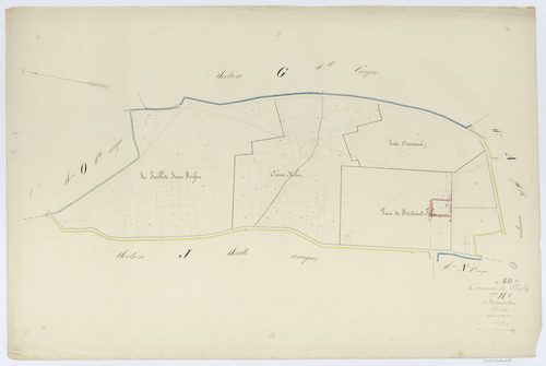 Plailly - Cadastre napoléonien, section H, feuille unique
