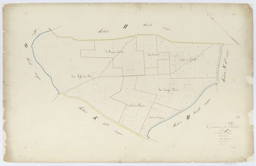Plailly - Cadastre napoléonien, section J, feuille unique