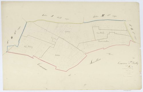 Plailly - Cadastre napoléonien, section K, feuille unique