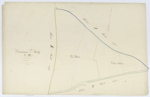 Plailly - Cadastre napoléonien, section M, feuille unique