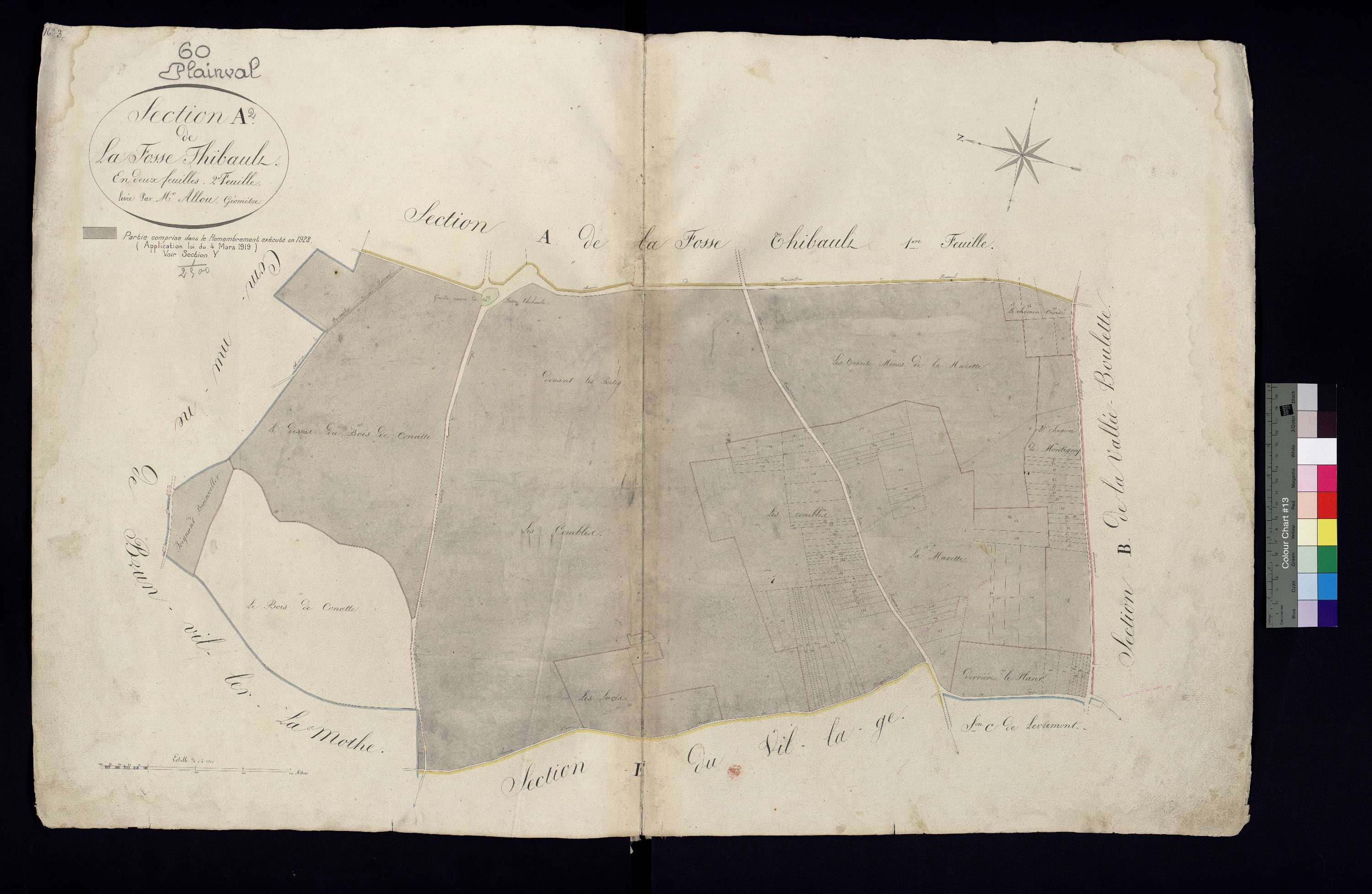Plainval - Cadastre napoléonien, section A2