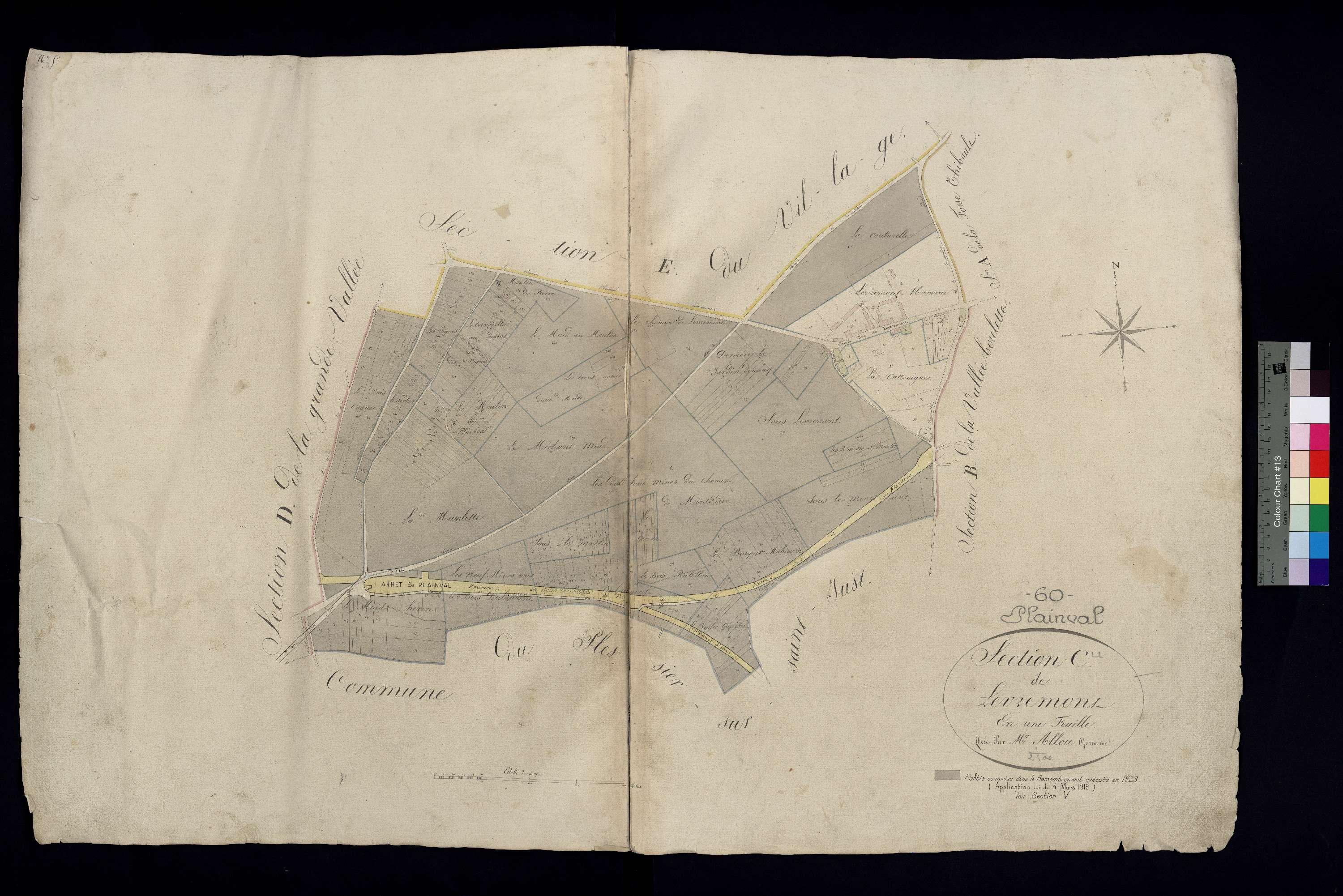 Plainval - Cadastre napoléonien, section C
