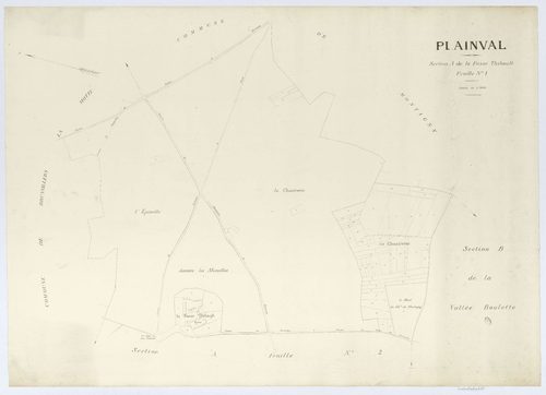 Plainval - Cadastre napoléonien (copie), section A1