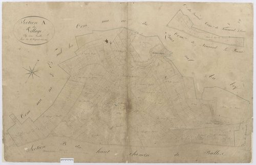 Le Plessier-sur-Bulles - Cadastre napoléonien, section A