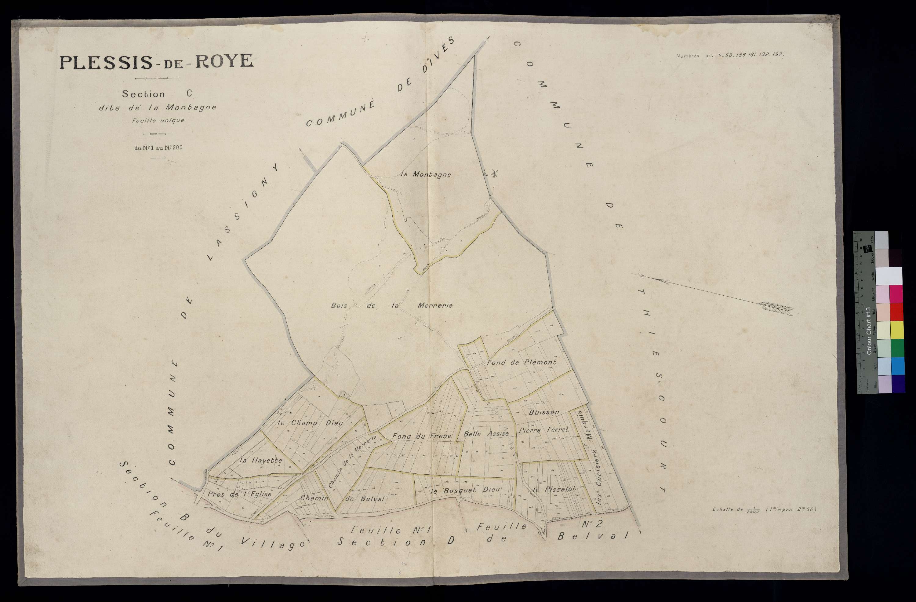 Plessis-de-Roye - Cadastre napoléonien, section C