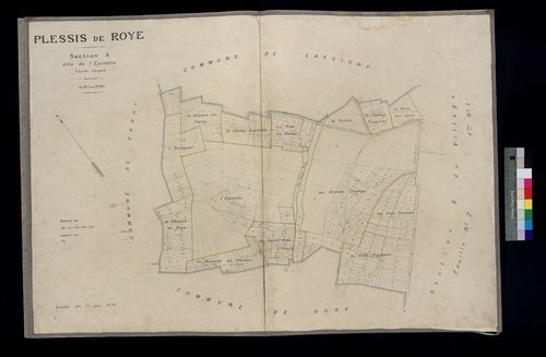 Plessis-de-Roye - Cadastre napoléonien, section A
