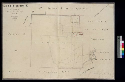 Plessis-de-Roye - Cadastre napoléonien, section B2