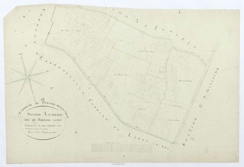 Le Plessis-Belleville - Cadastre napoléonien, section A2