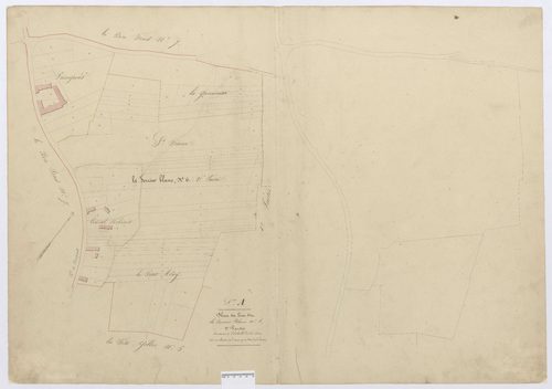 Ponchon - Cadastre napoléonien, section A14