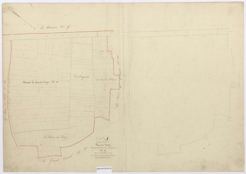 Ponchon - Cadastre napoléonien, section A22