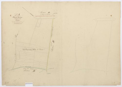 Ponchon - Cadastre napoléonien, section A38