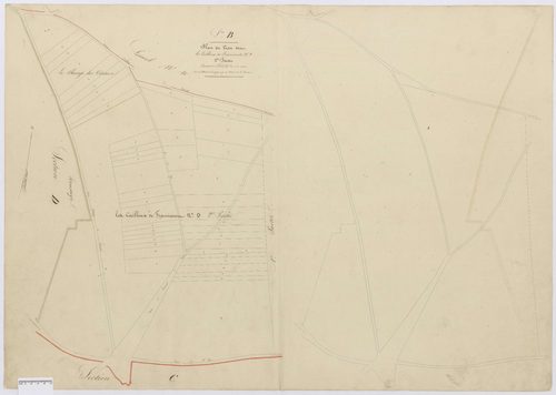 Ponchon - Cadastre napoléonien, section B13