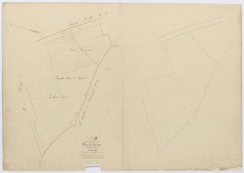 Ponchon - Cadastre napoléonien, section B14