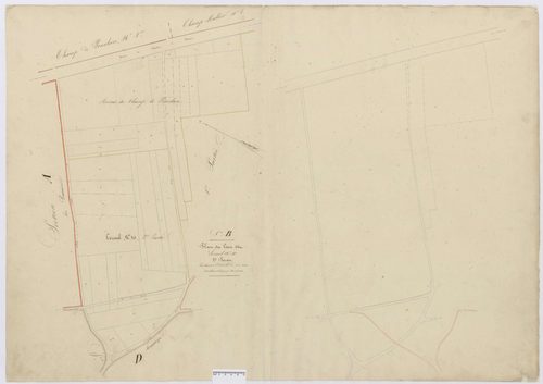 Ponchon - Cadastre napoléonien, section B15