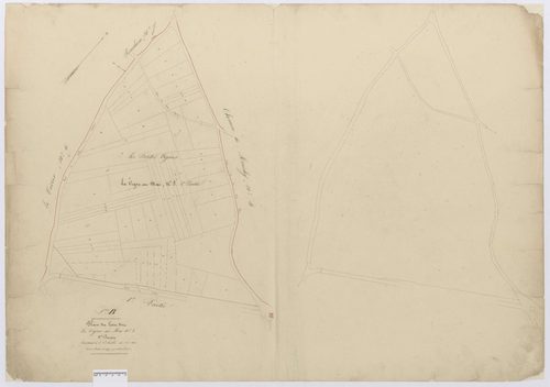 Ponchon - Cadastre napoléonien, section B7