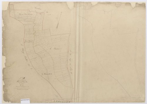 Ponchon - Cadastre napoléonien, section B8