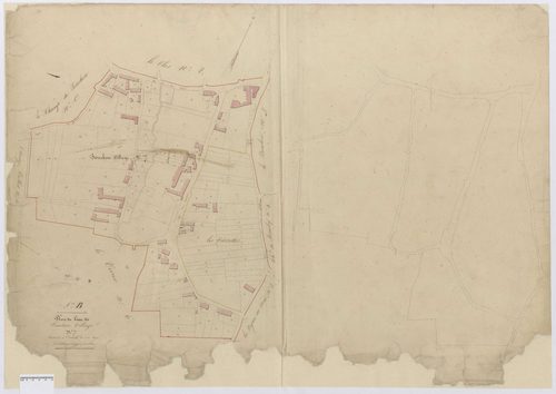 Ponchon - Cadastre napoléonien, section B9