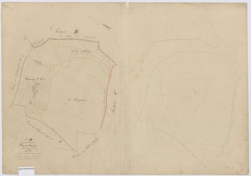 Ponchon - Cadastre napoléonien, section D3