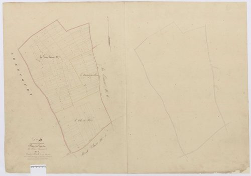 Ponchon - Cadastre napoléonien, section D7