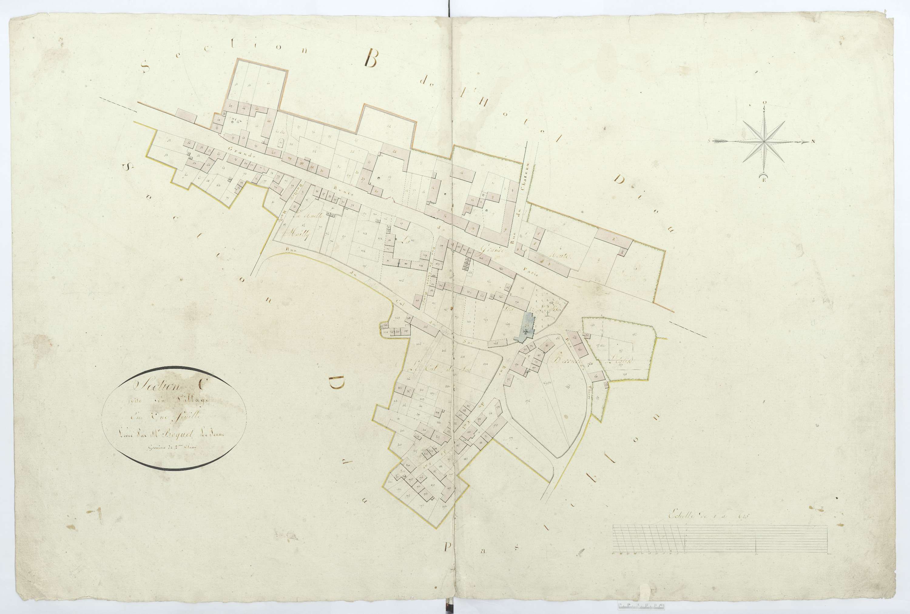 Pontarmé - Cadastre napoléonien, section C
