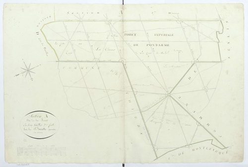 Pontarmé - Cadastre napoléonien, section A2