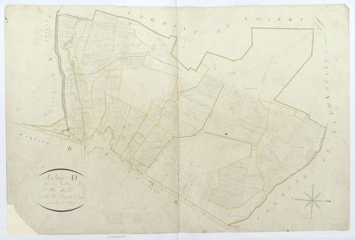 Pontarmé - Cadastre napoléonien, section D