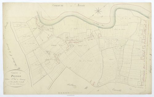 Pontoise-lès-Noyon - Cadastre napoléonien, section C1