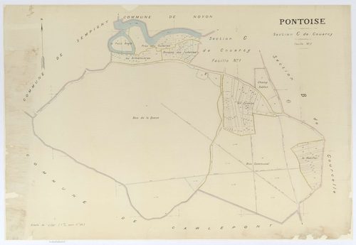Pontoise-lès-Noyon - Cadastre napoléonien (copie), section C2