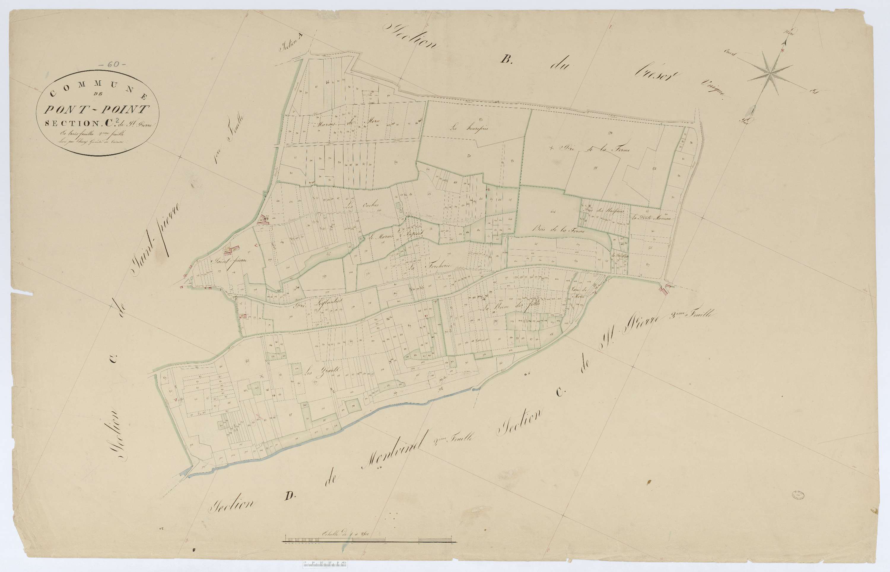 Pontpoint - Cadastre napoléonien, section C2