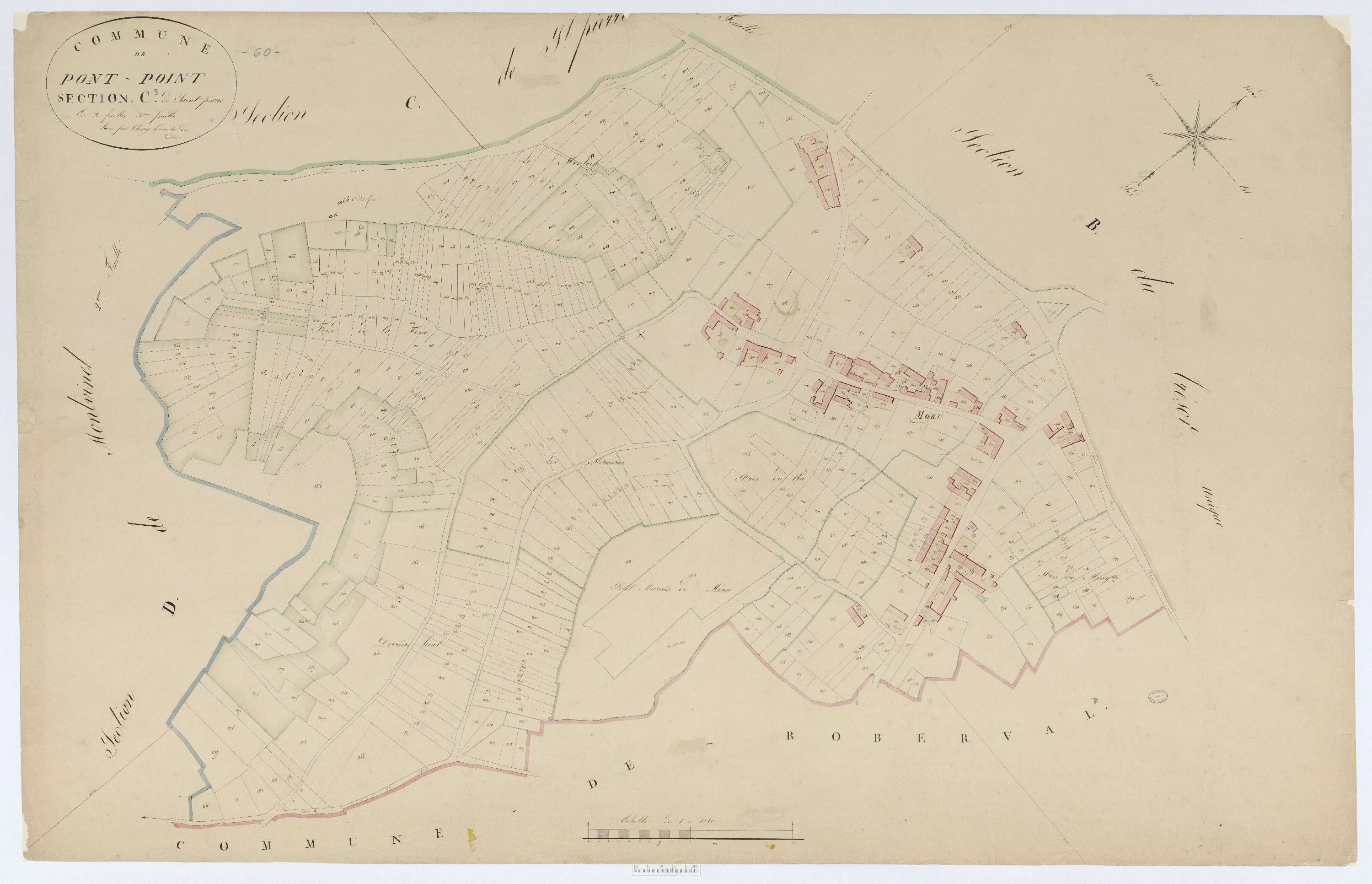 Pontpoint - Cadastre napoléonien, section C3