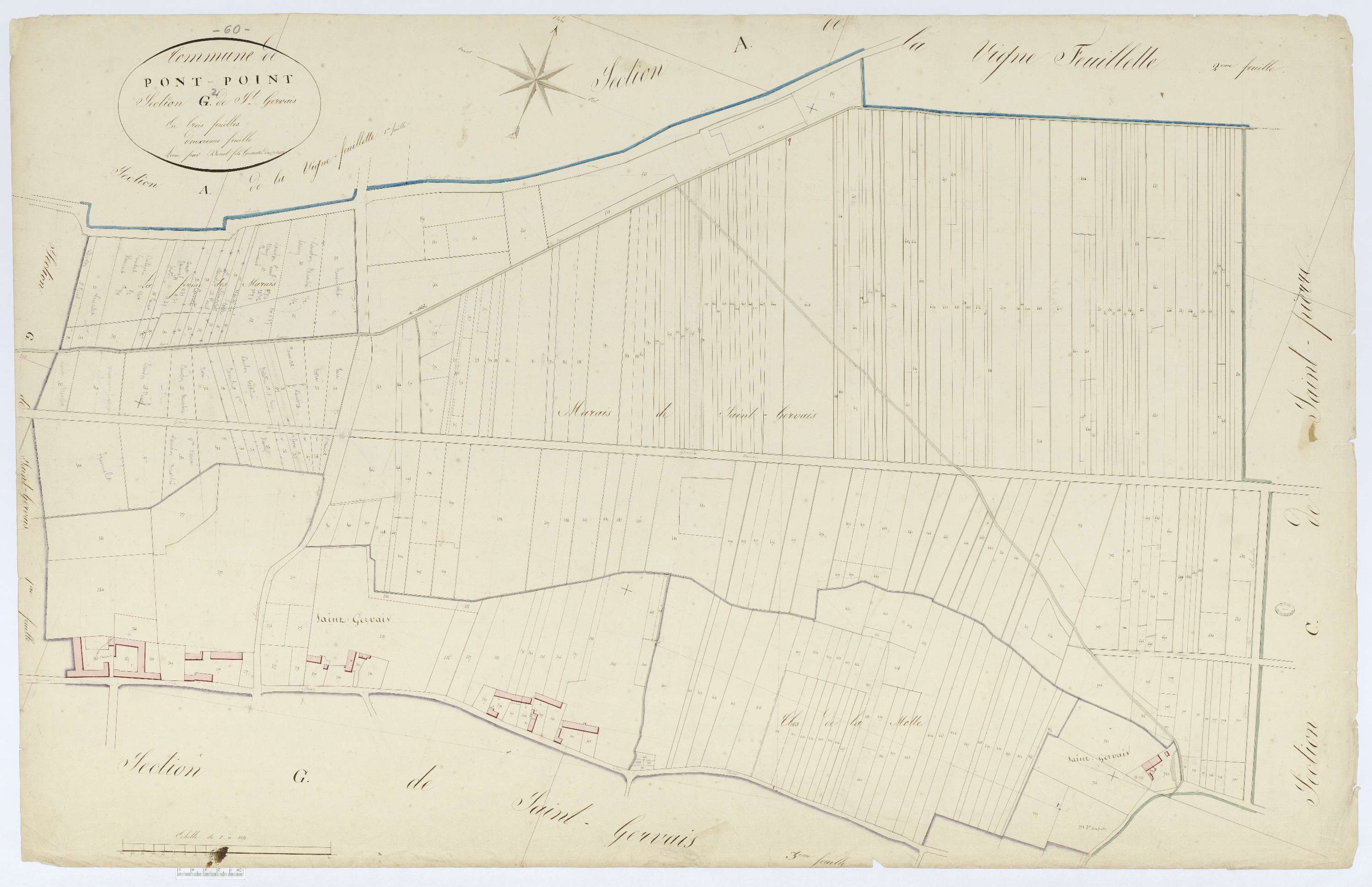 Pontpoint - Cadastre napoléonien, section G2