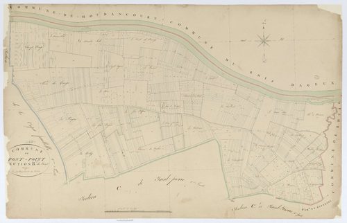 Pontpoint - Cadastre napoléonien, section B, feuille unique