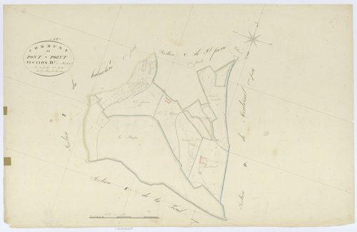 Pontpoint - Cadastre napoléonien, section D1