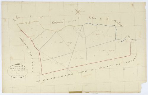 Pontpoint - Cadastre napoléonien, section E, feuille unique