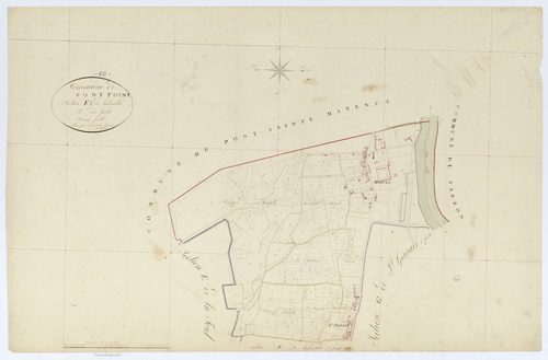 Pontpoint - Cadastre napoléonien, section F1