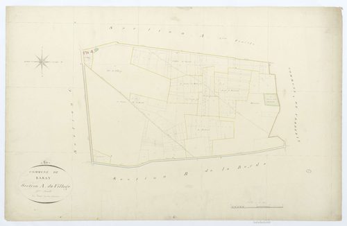Raray - Cadastre napoléonien, section A2